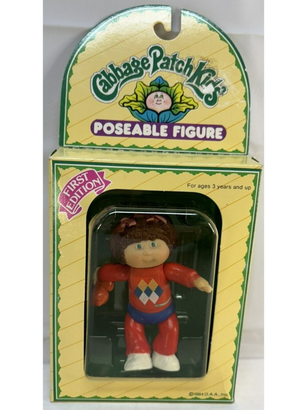 HTF Vintage Poseable Figure Cabbage Patch Kids Panosh Place First Edition 1984